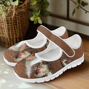 Feathers - Mary Jane Shoes