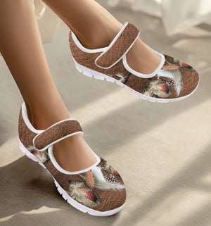 Feathers - Mary Jane Shoes