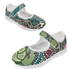 Family Travelling Together - Mary Jane Shoes