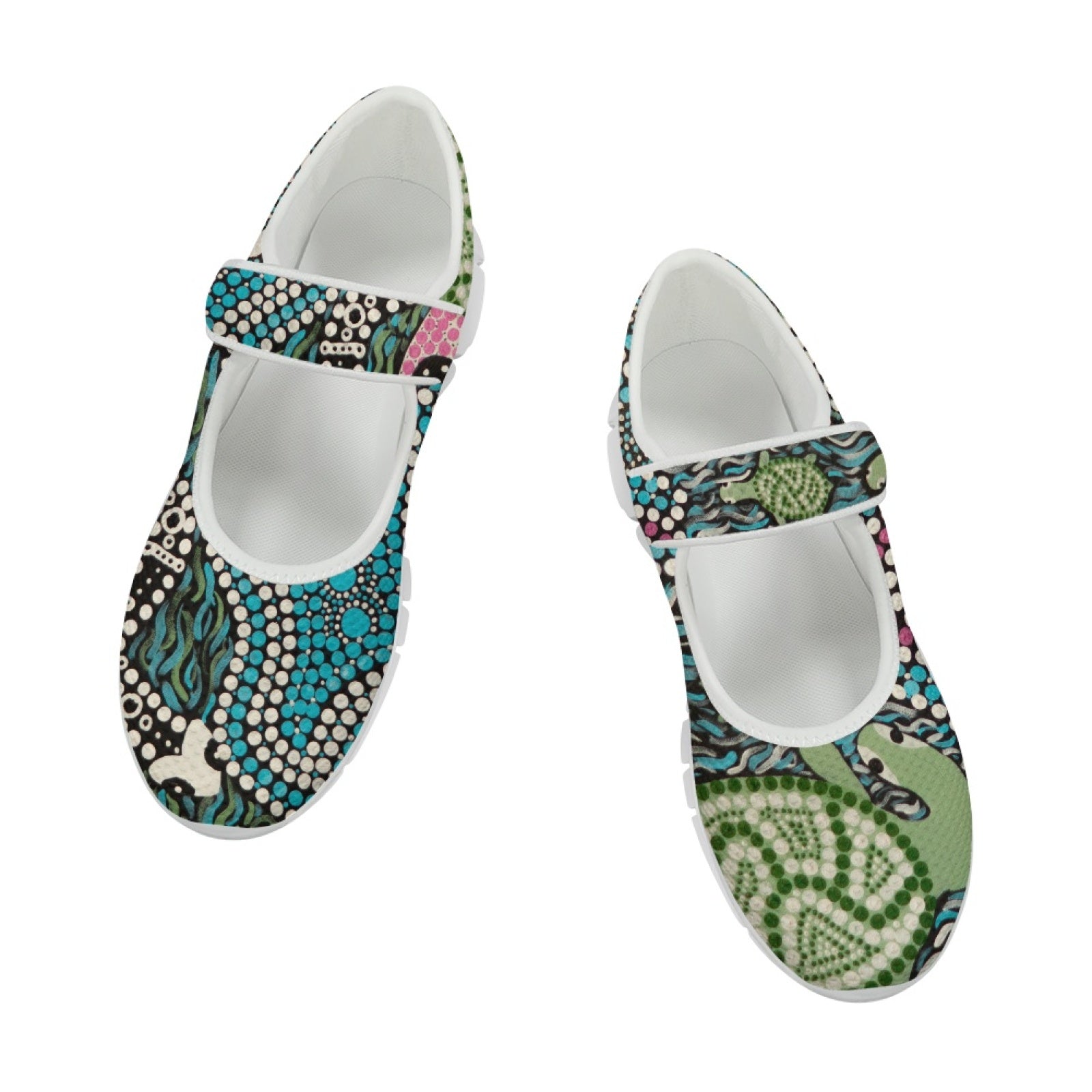 Family Travelling Together - Mary Jane Shoes