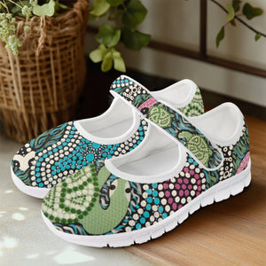 Family Travelling Together - Mary Jane Shoes