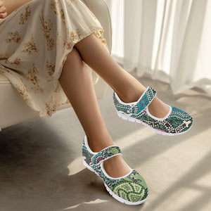 Family Travelling Together - Mary Jane Shoes