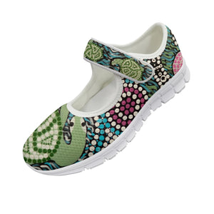 Family Travelling Together - Mary Jane Shoes