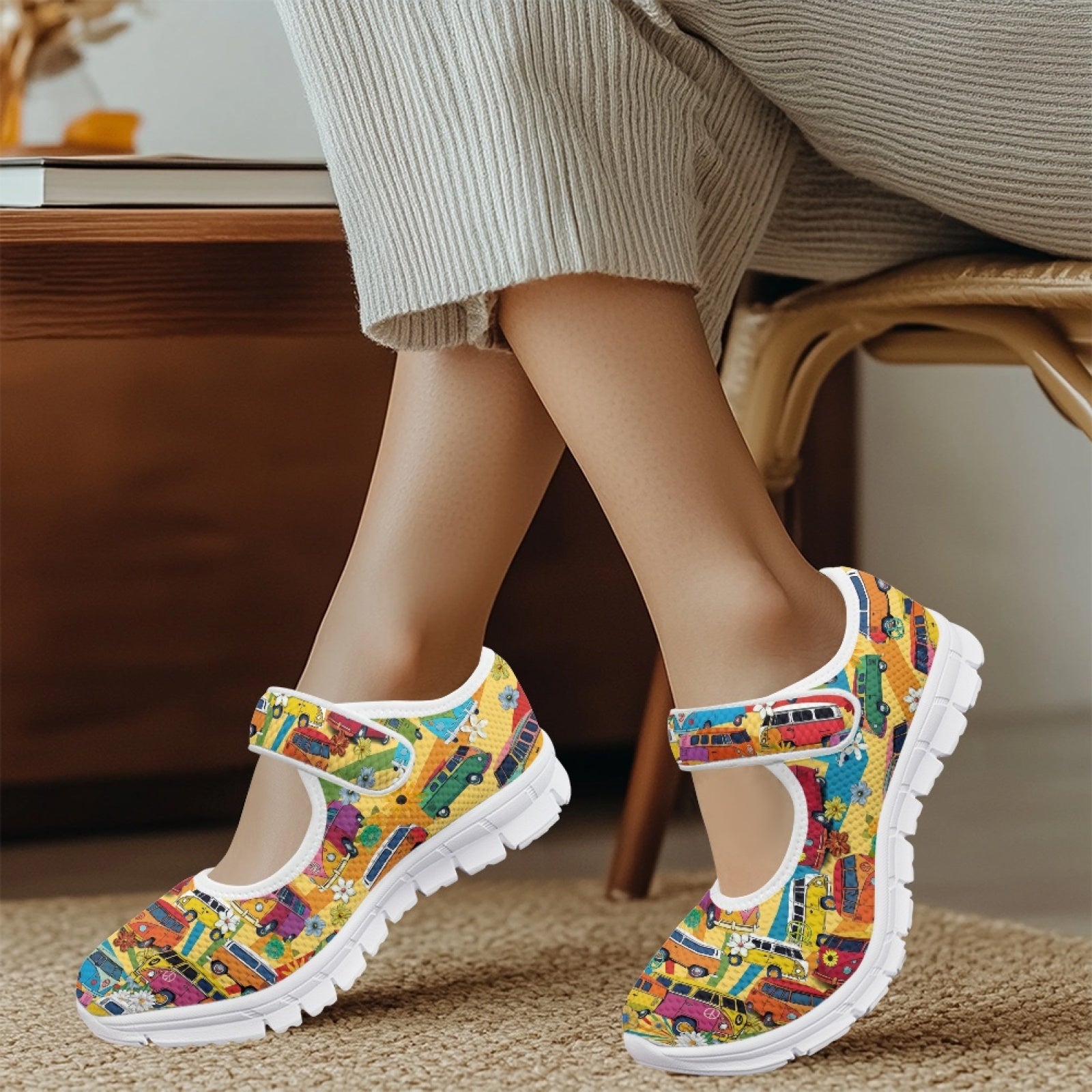 Hippie Van - Mary Jane Shoes