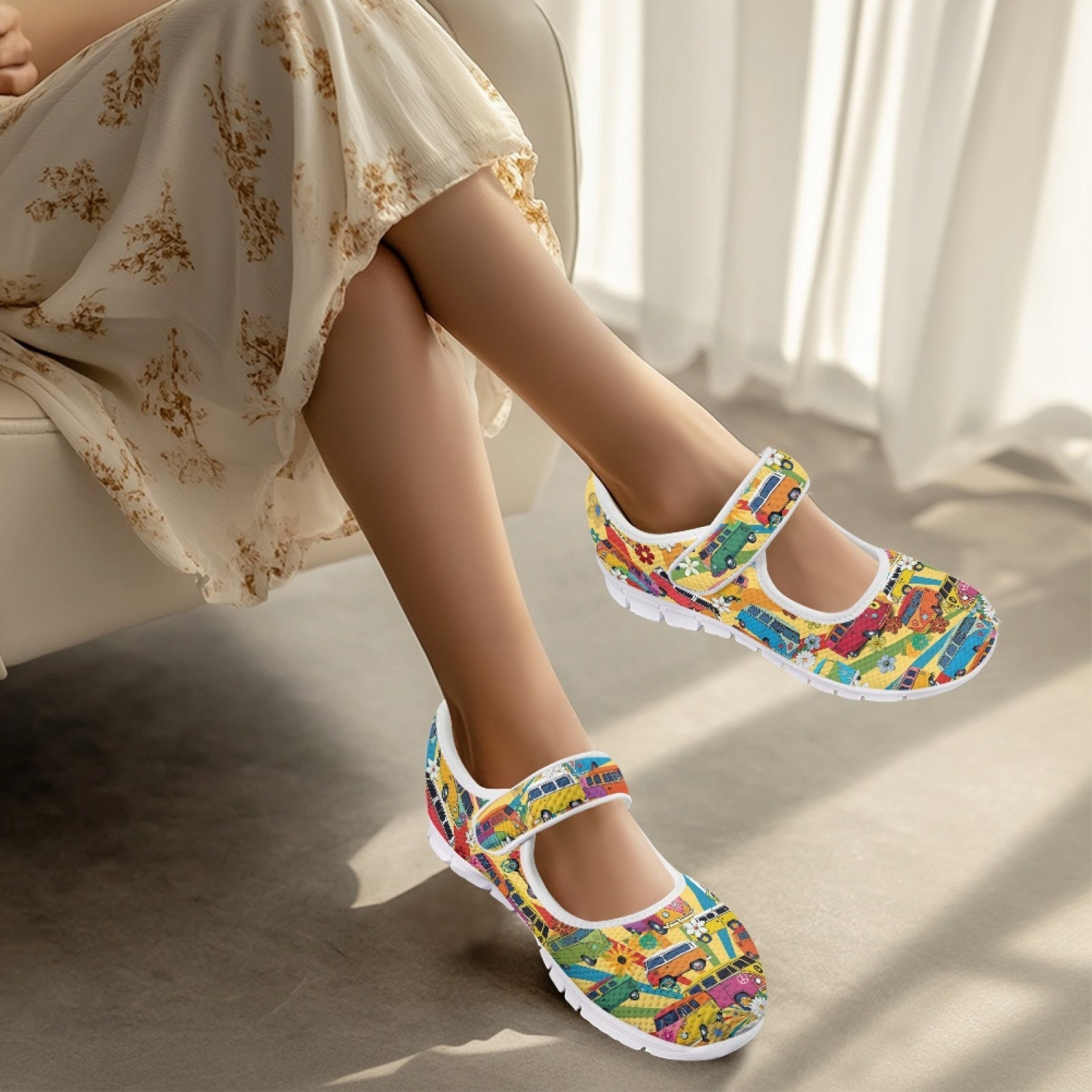 Hippie Van - Mary Jane Shoes
