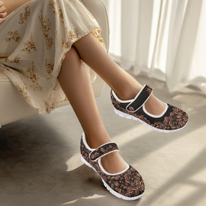 Coffee Beans  - Mary Jane Shoes