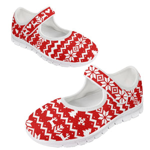 Xmas Sweater - Mary Jane Shoes