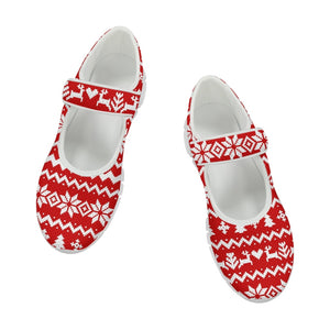 Xmas Sweater - Mary Jane Shoes