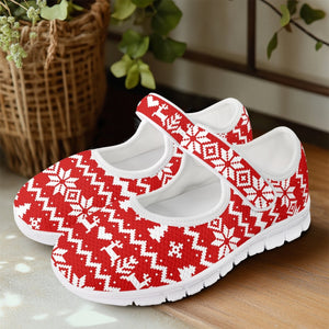 Xmas Sweater - Mary Jane Shoes