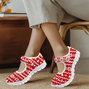 Xmas Sweater - Mary Jane Shoes