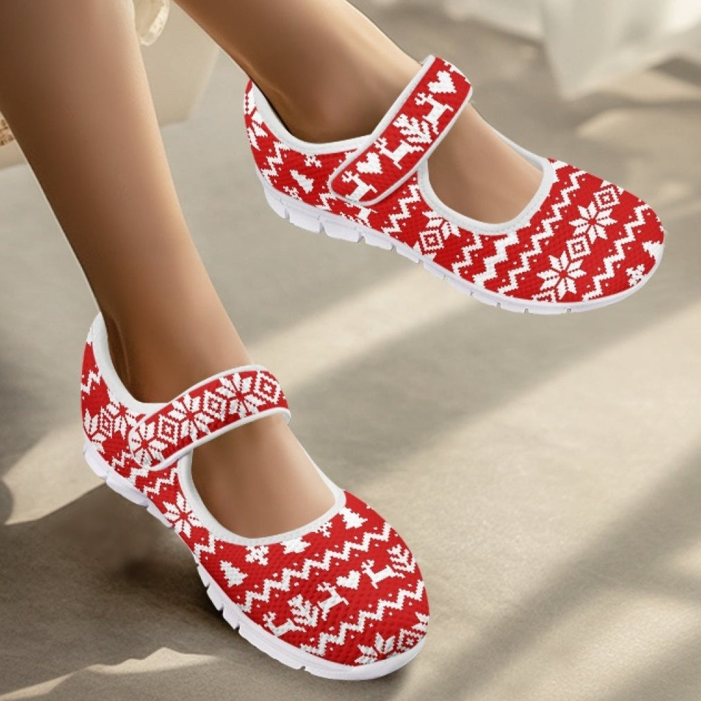 Xmas Sweater - Mary Jane Shoes