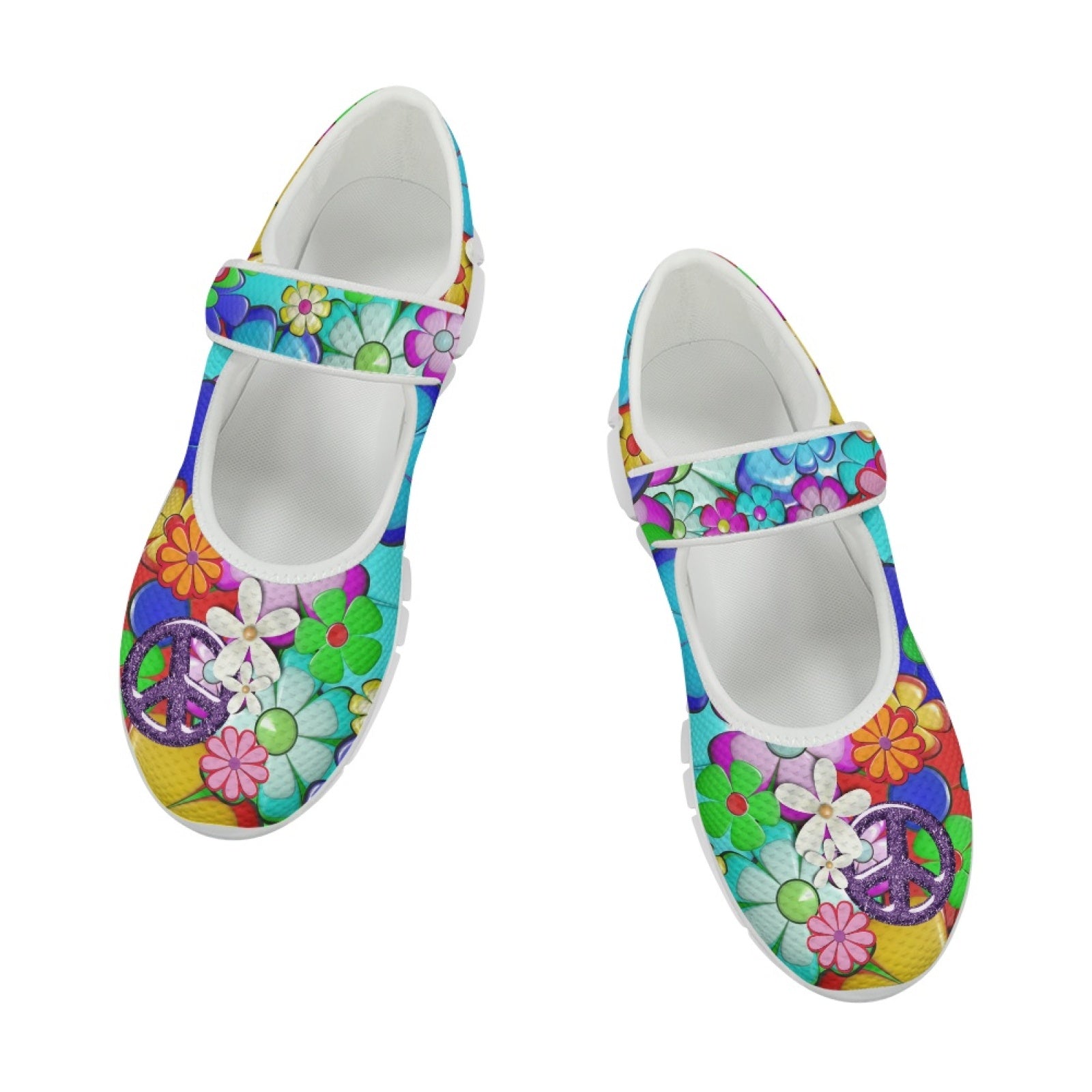 Flower Power - Mary Jane Shoes
