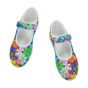 Flower Power - Mary Jane Shoes
