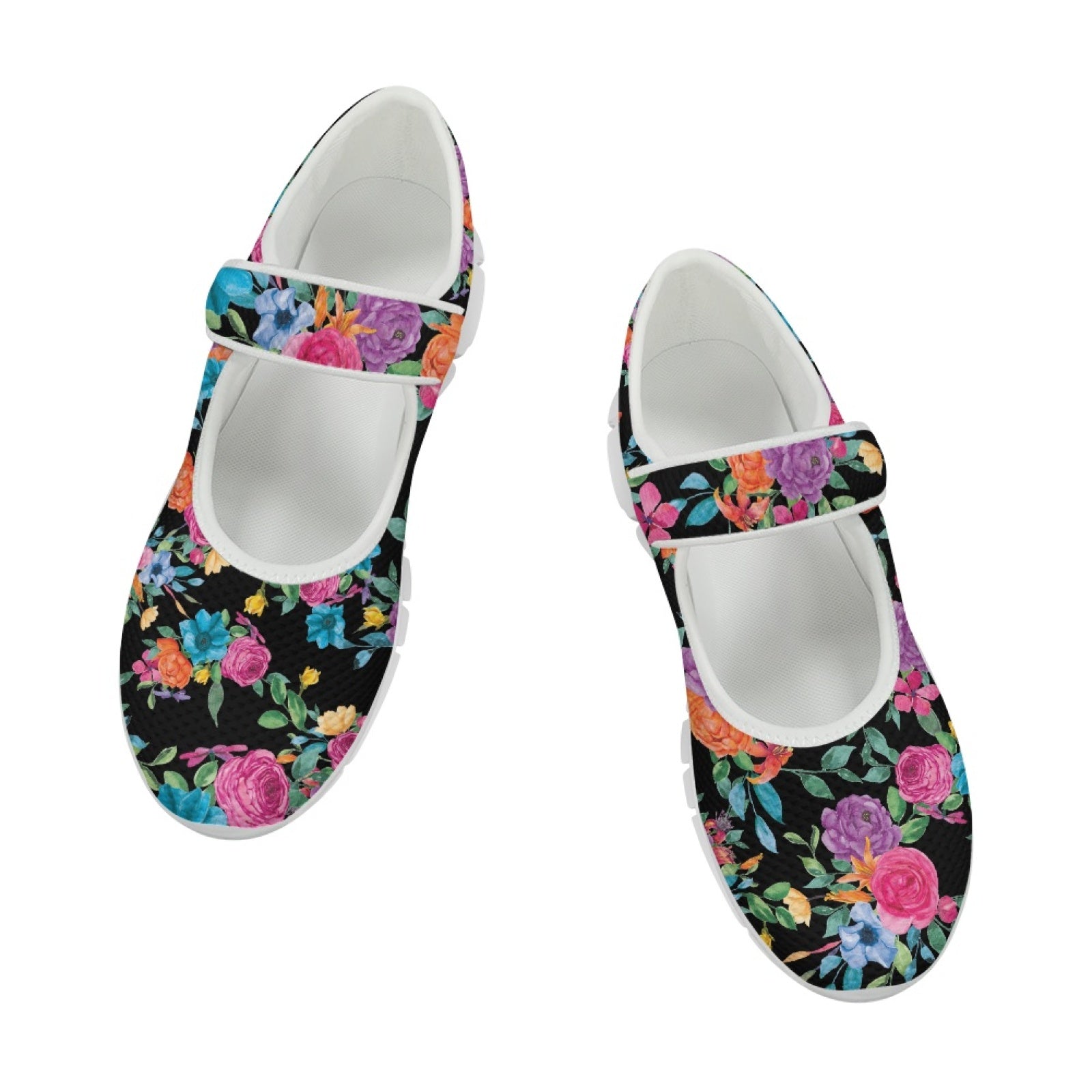 Bright Floral - Mary Jane Shoes