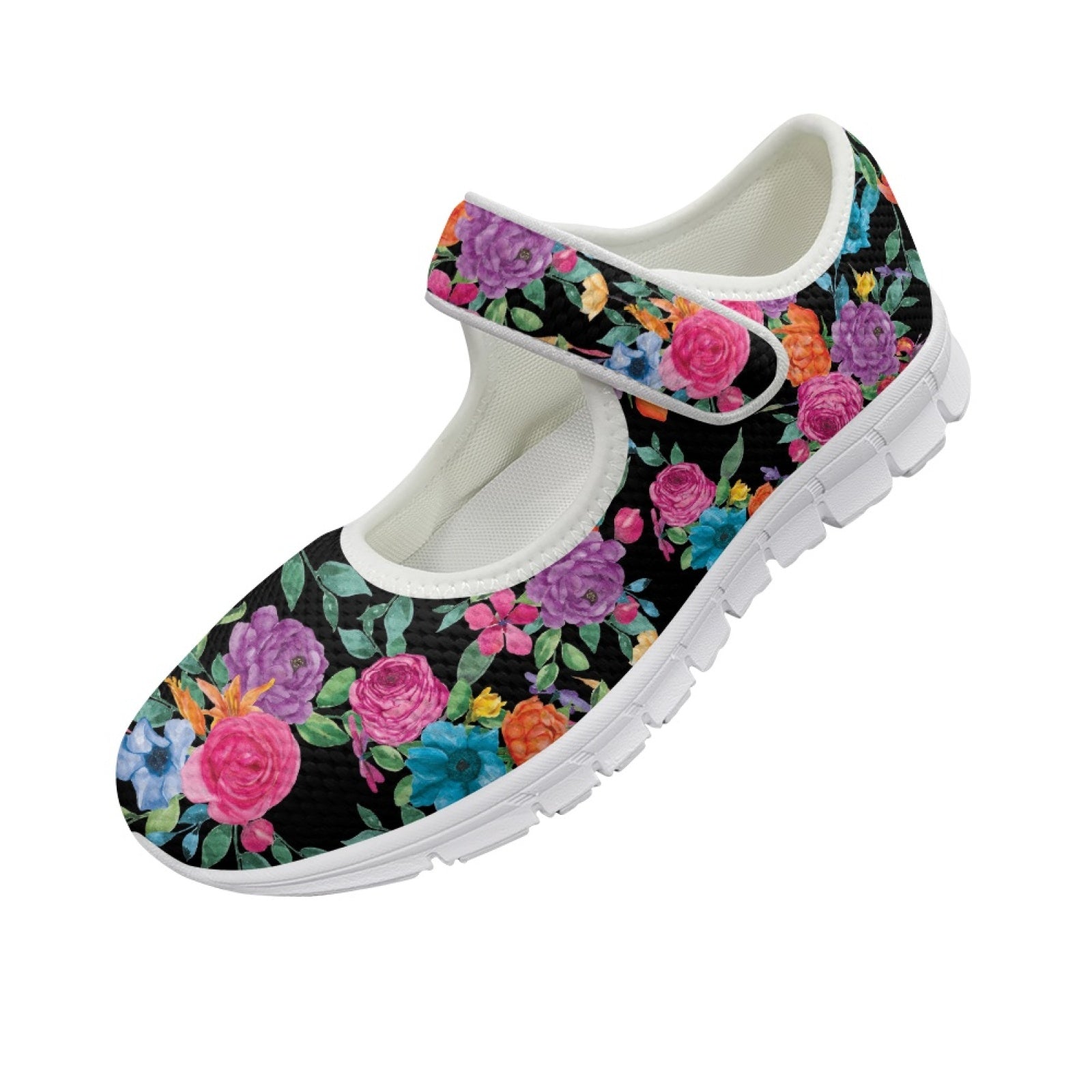 Bright Floral - Mary Jane Shoes