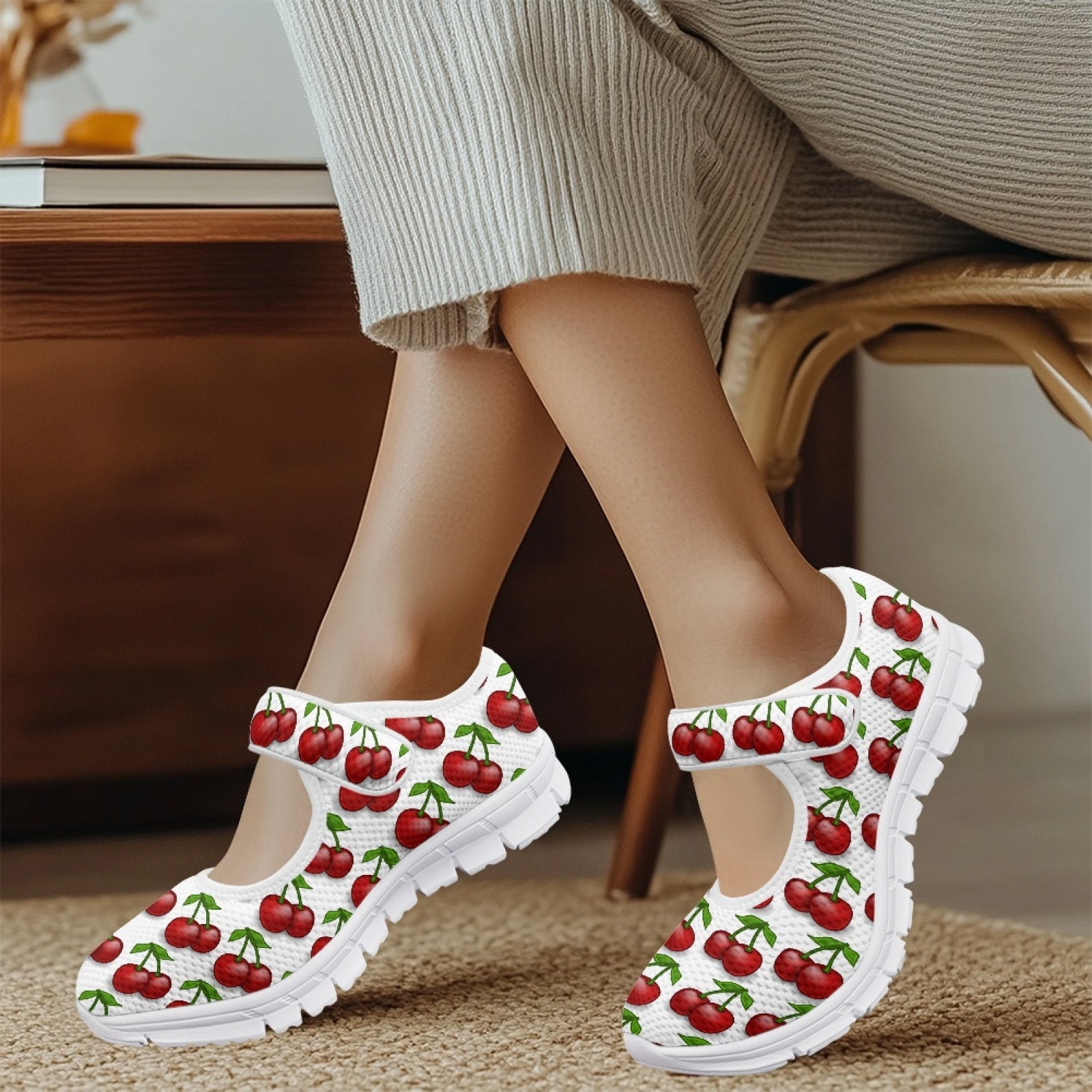 Cherry All Over - Mary Jane Shoes