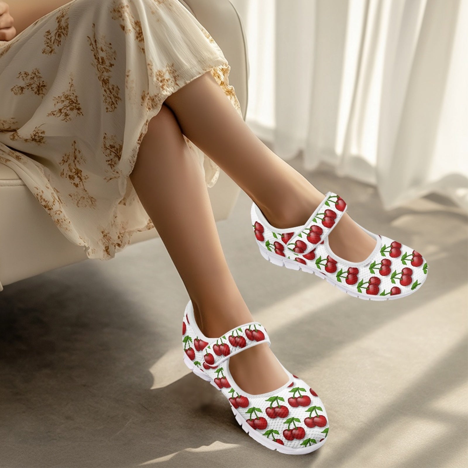 Cherry All Over - Mary Jane Shoes
