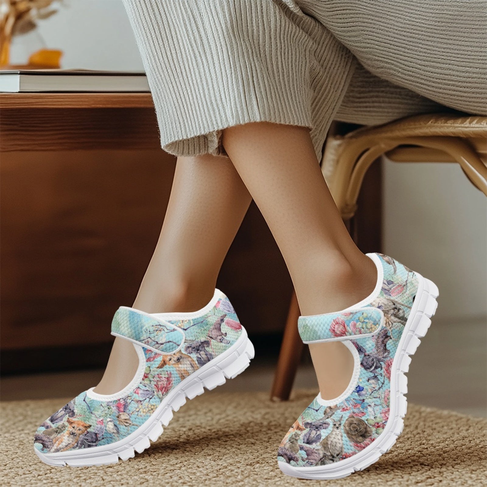 Aussie Animals - Mary Jane Shoes