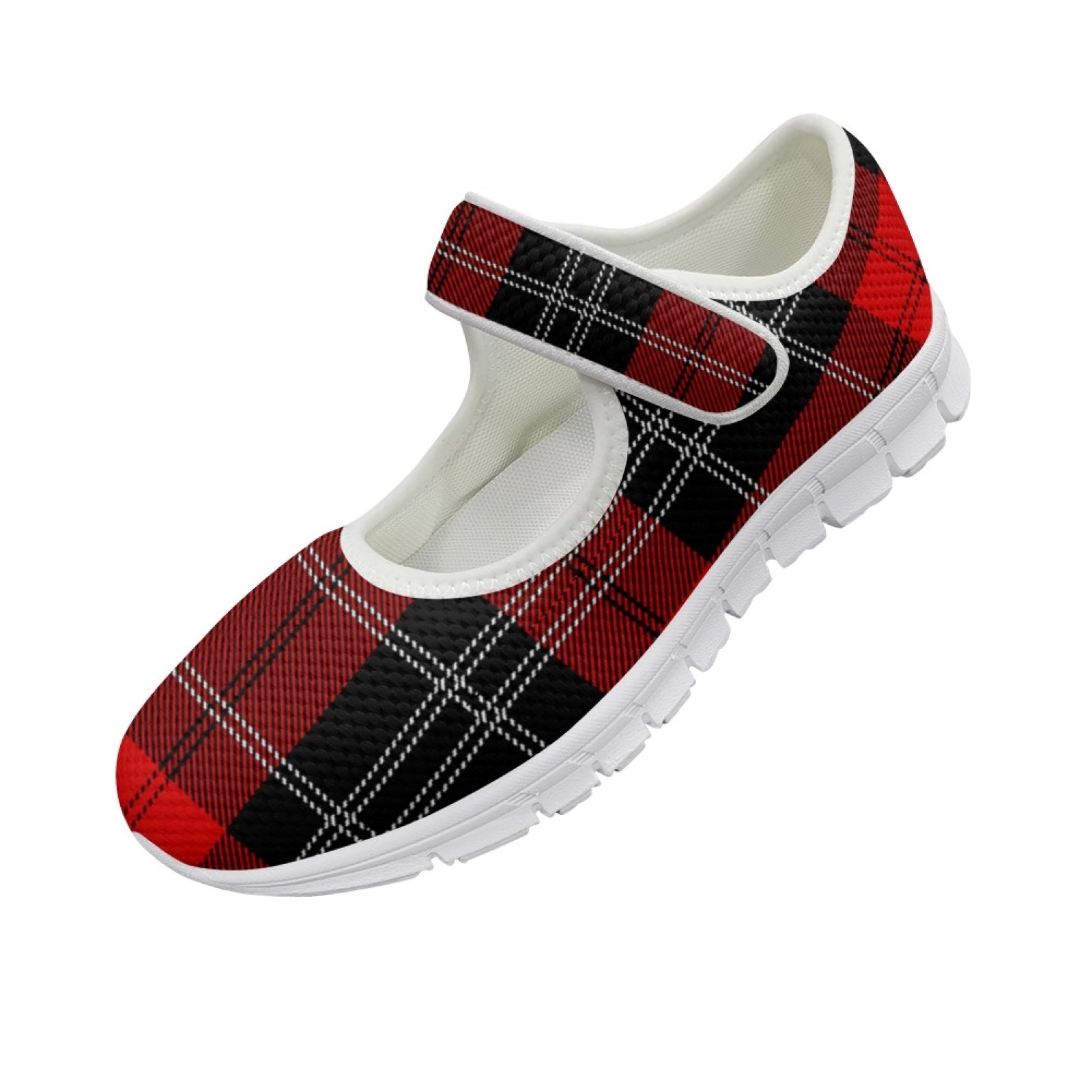 Tartan Red - Mary Jane Shoes