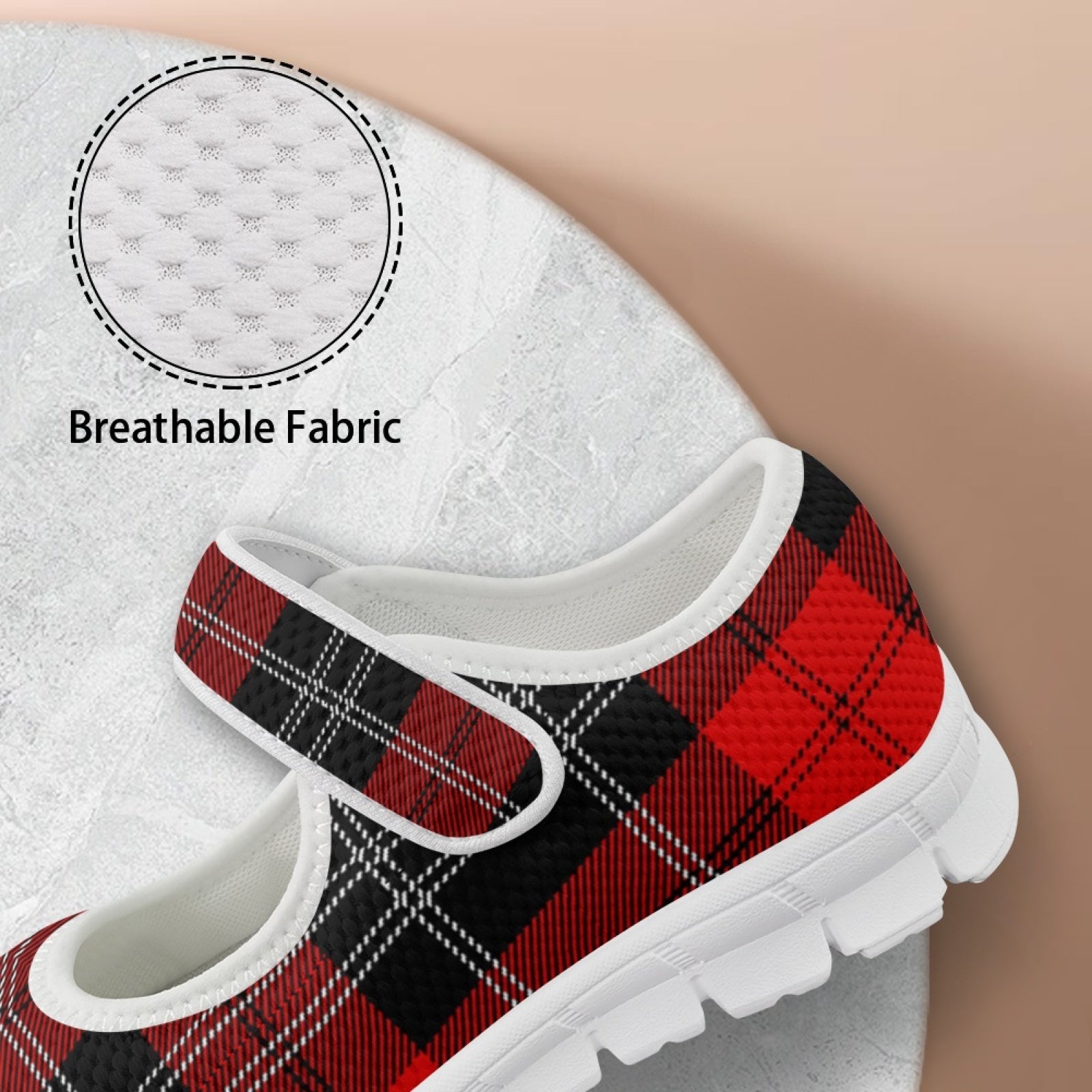 Tartan Red - Mary Jane Shoes