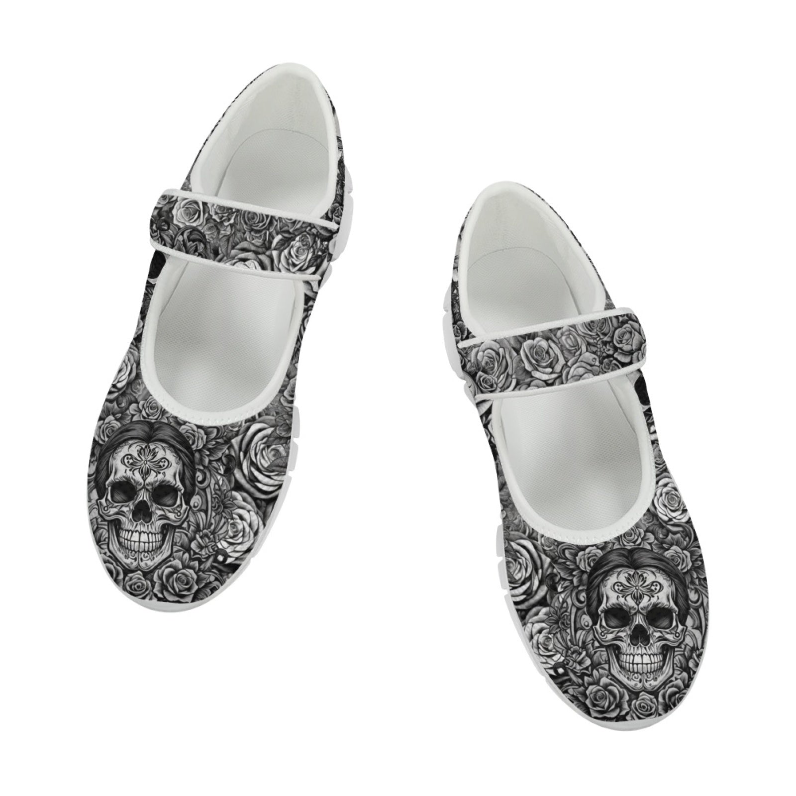 Skulls & Roses - Mary Jane Shoes