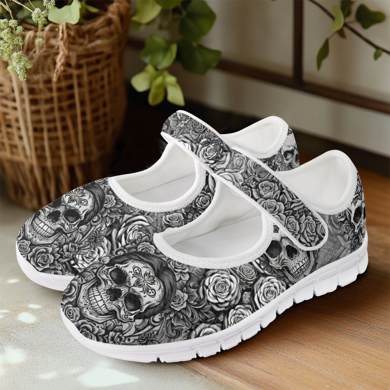 Skulls & Roses - Mary Jane Shoes