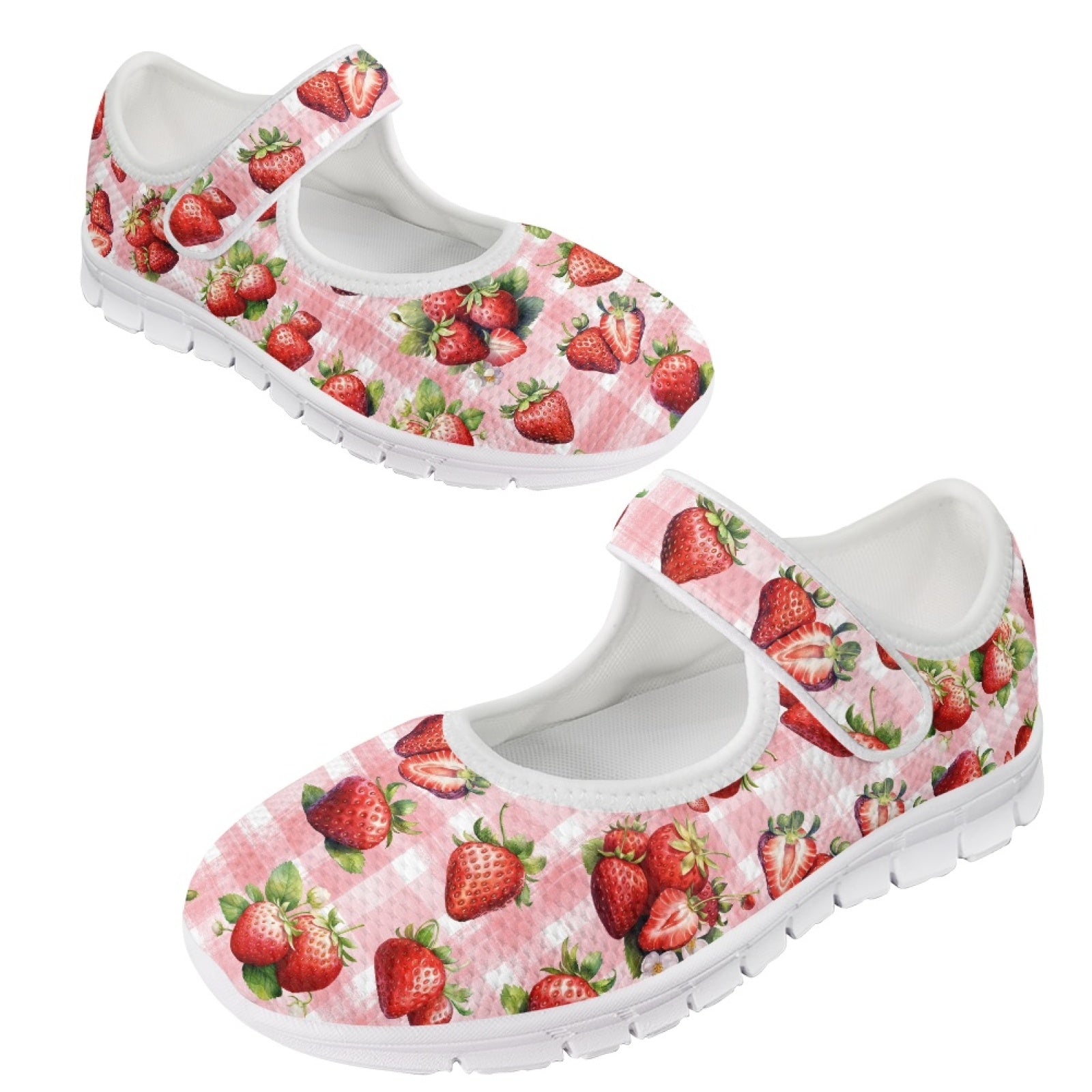 Strawberries - Mary Jane Shoes