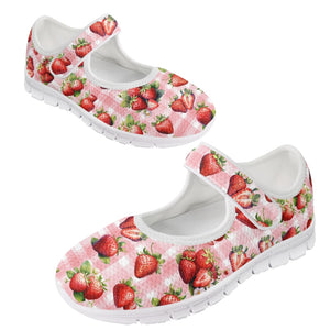 Strawberries - Mary Jane Shoes