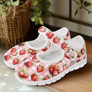 Strawberries - Mary Jane Shoes
