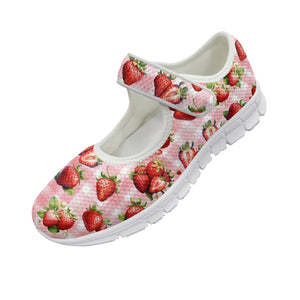 Strawberries - Mary Jane Shoes
