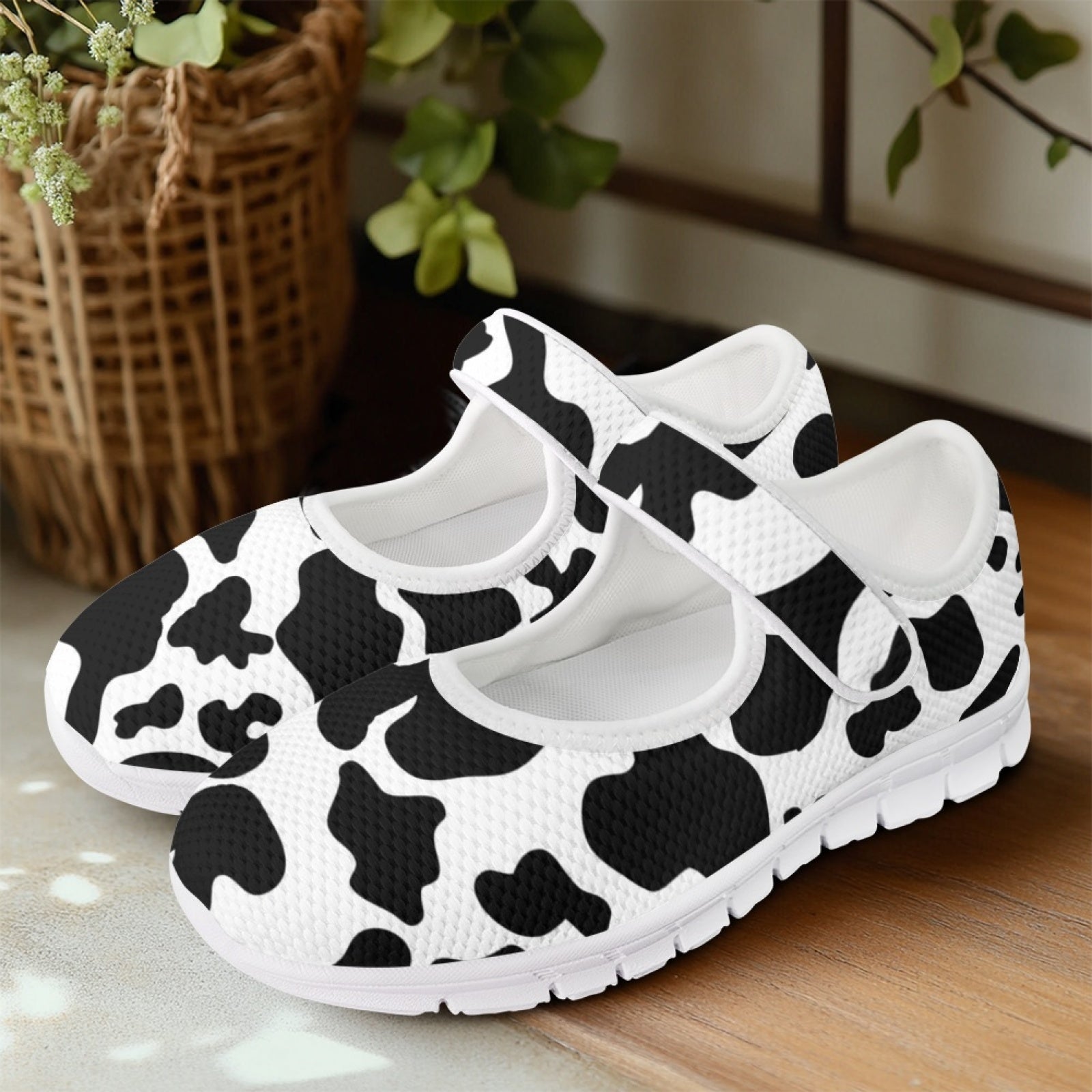 Cow - Mary Jane Shoes