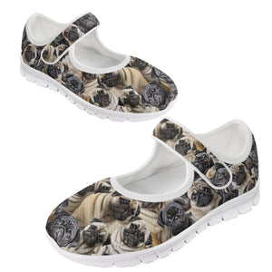 Pug - Mary Jane Shoes