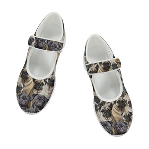 Pug - Mary Jane Shoes