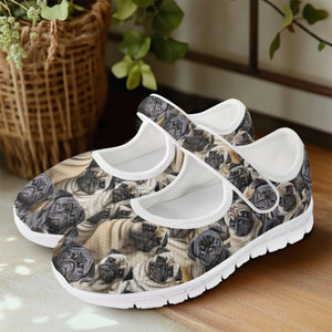 Pug - Mary Jane Shoes