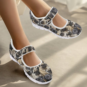 Pug - Mary Jane Shoes