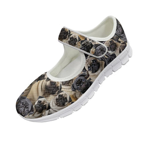 Pug - Mary Jane Shoes