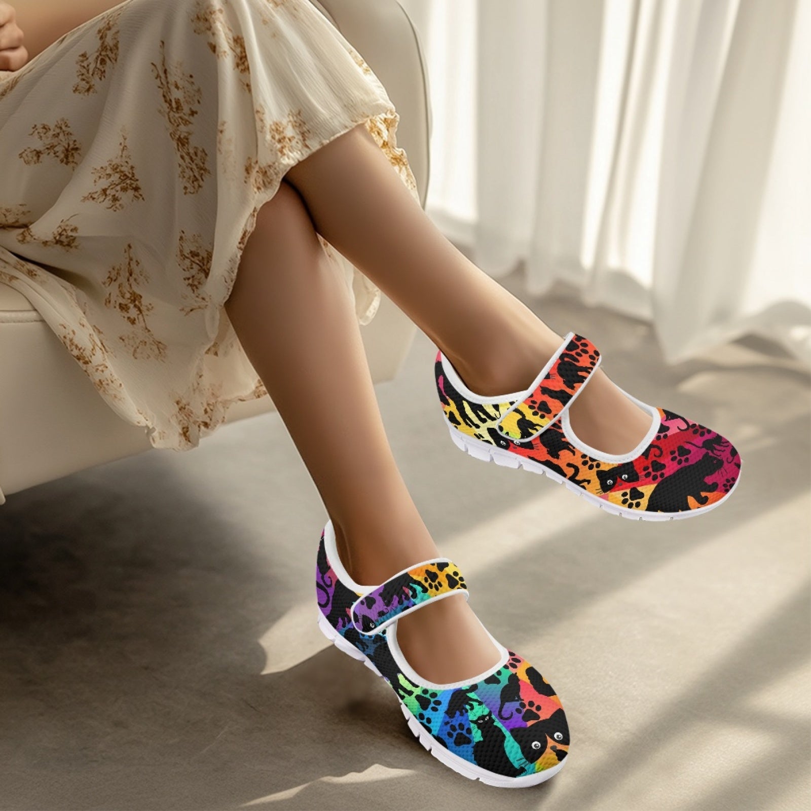 Black Cat Bright - Mary Jane Shoes