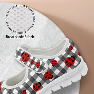 Ladybird Gingham - Mary Jane Shoes