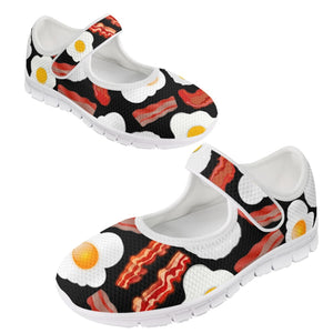 Bacon and Eggs - Mary Jane Shoes