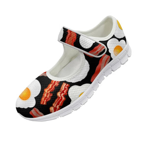 Bacon and Eggs - Mary Jane Shoes