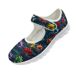 Crab Bright - Mary Jane Shoes