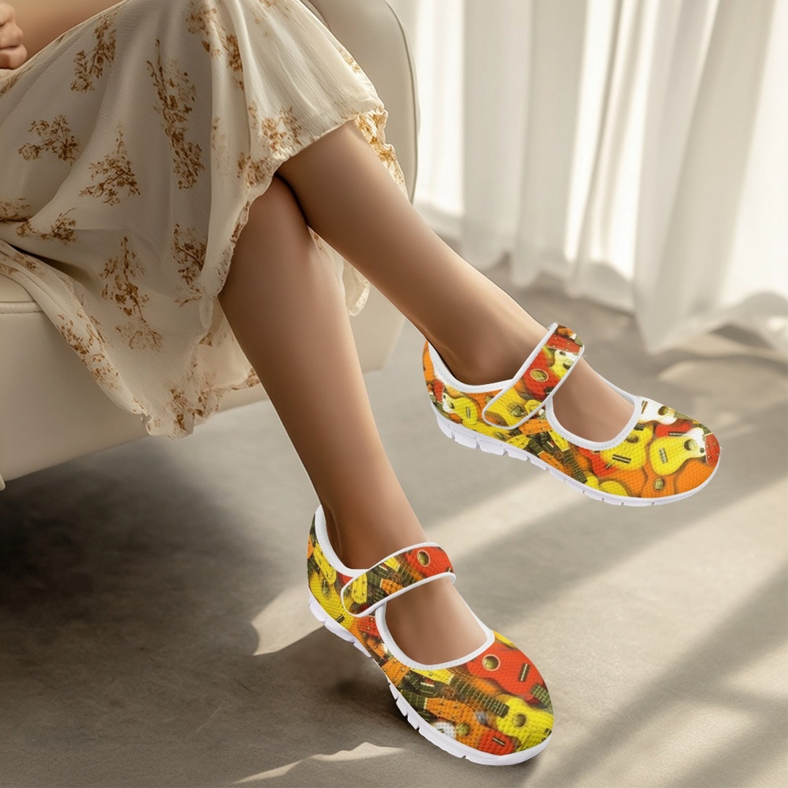 Ukulele - Mary Jane Shoes