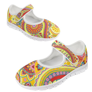 Yellow Paisley - Mary Jane Shoes