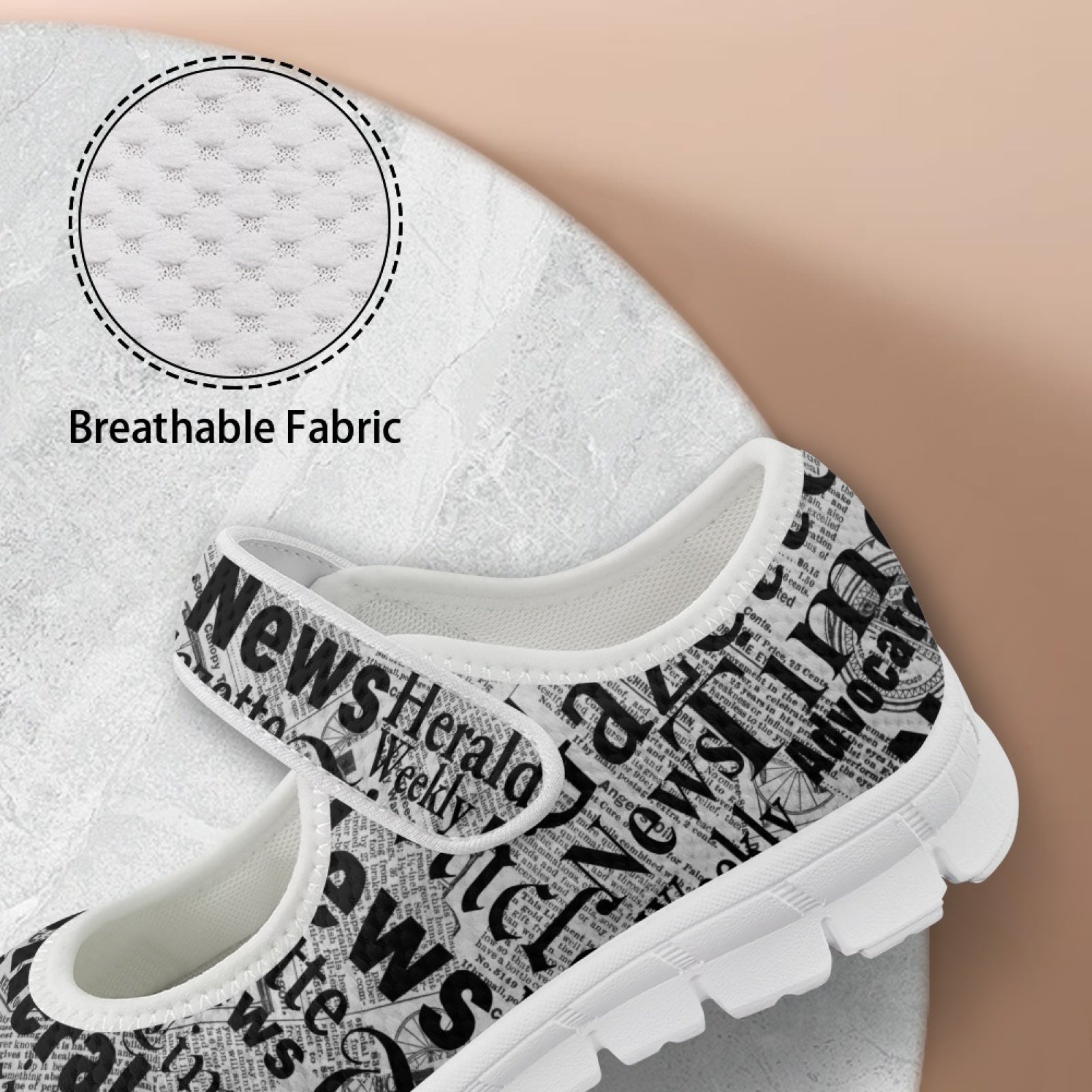 Newsprint - Mary Jane Shoes