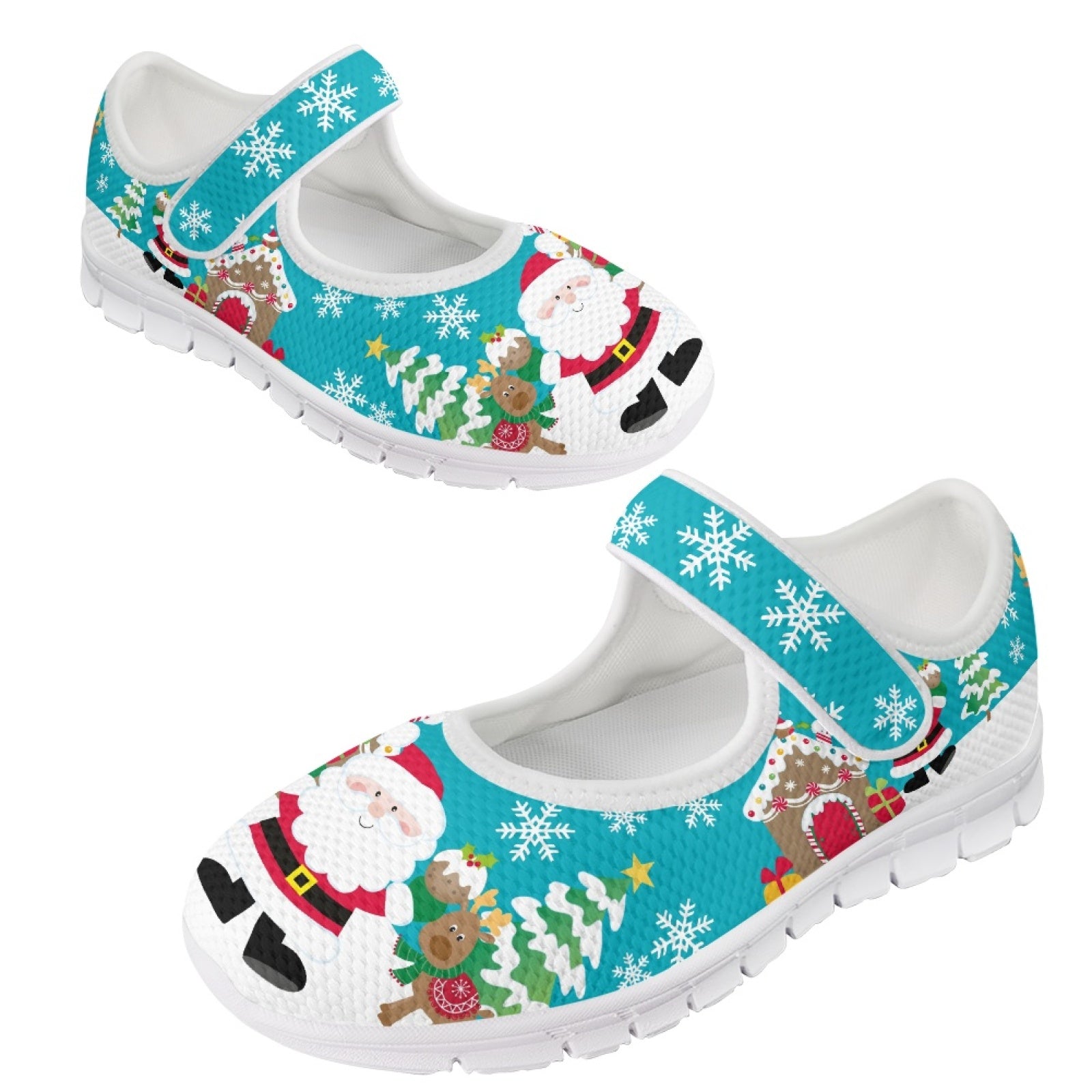 Santa Claus Scene - Mary Jane Shoes