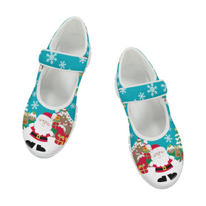 Santa Claus Scene - Mary Jane Shoes