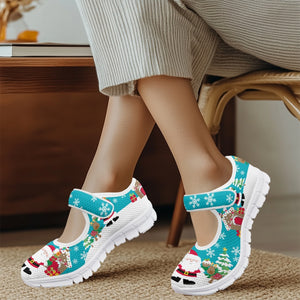 Santa Claus Scene - Mary Jane Shoes
