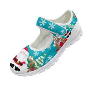 Santa Claus Scene - Mary Jane Shoes