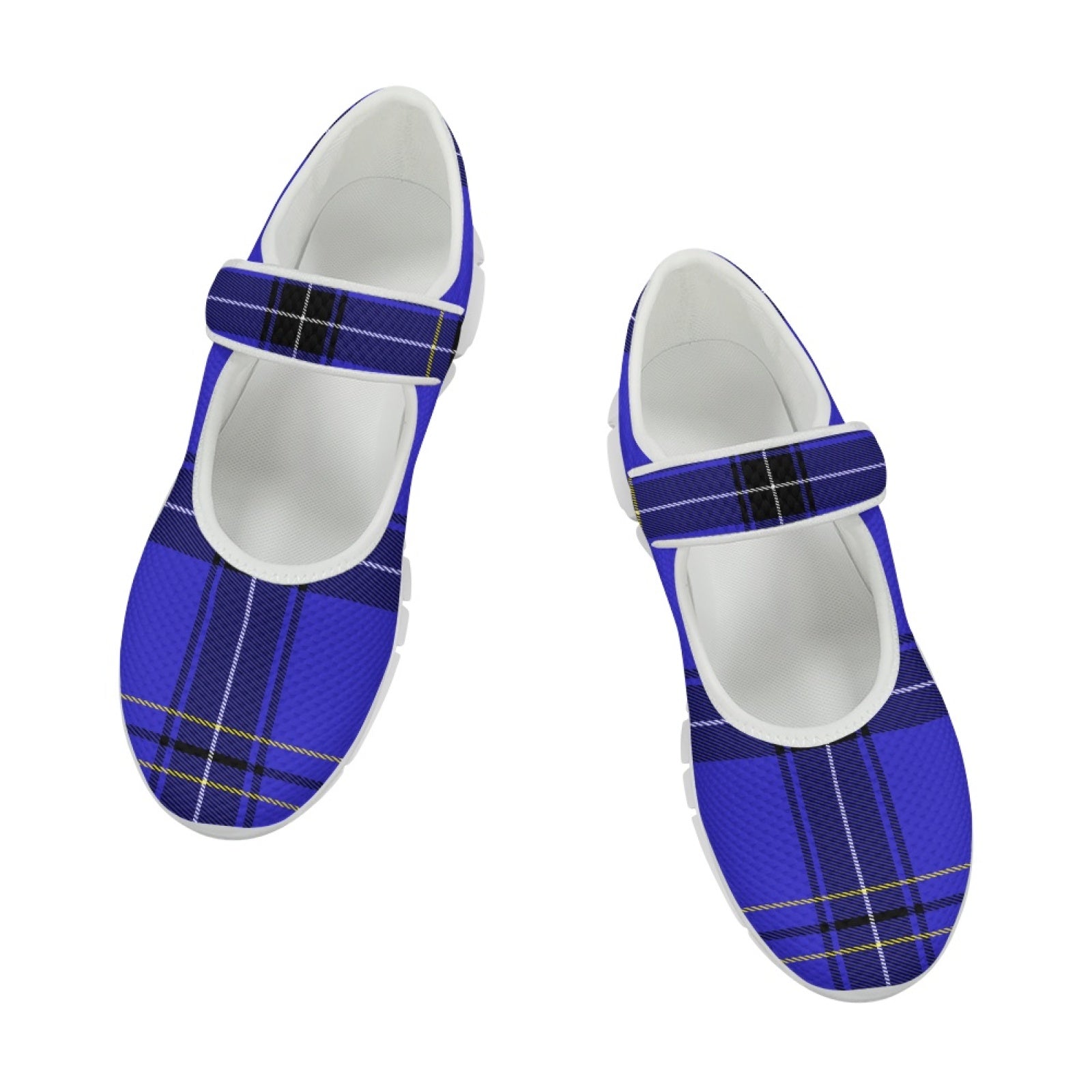 Tartan Blue - Mary Jane Shoes