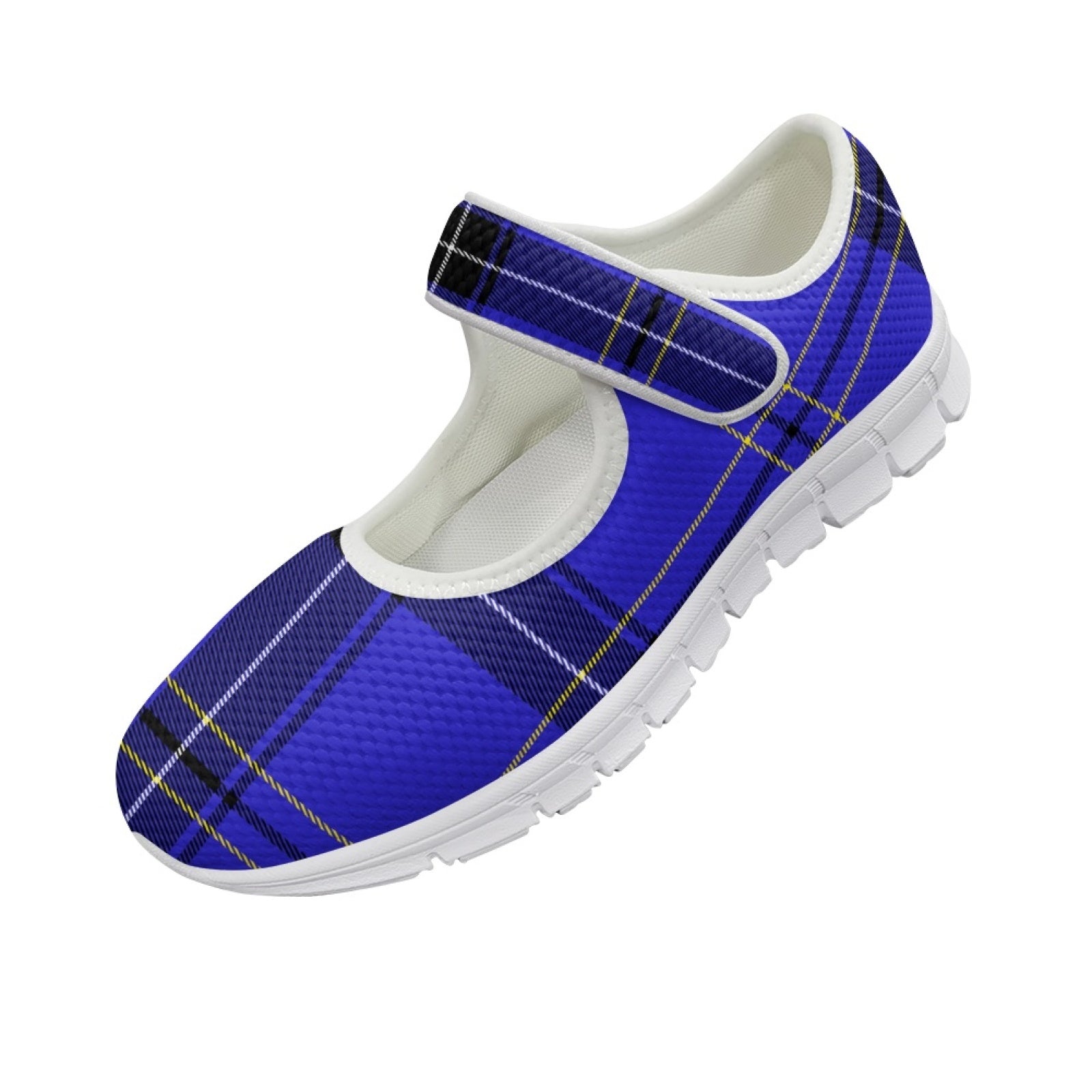 Tartan Blue - Mary Jane Shoes